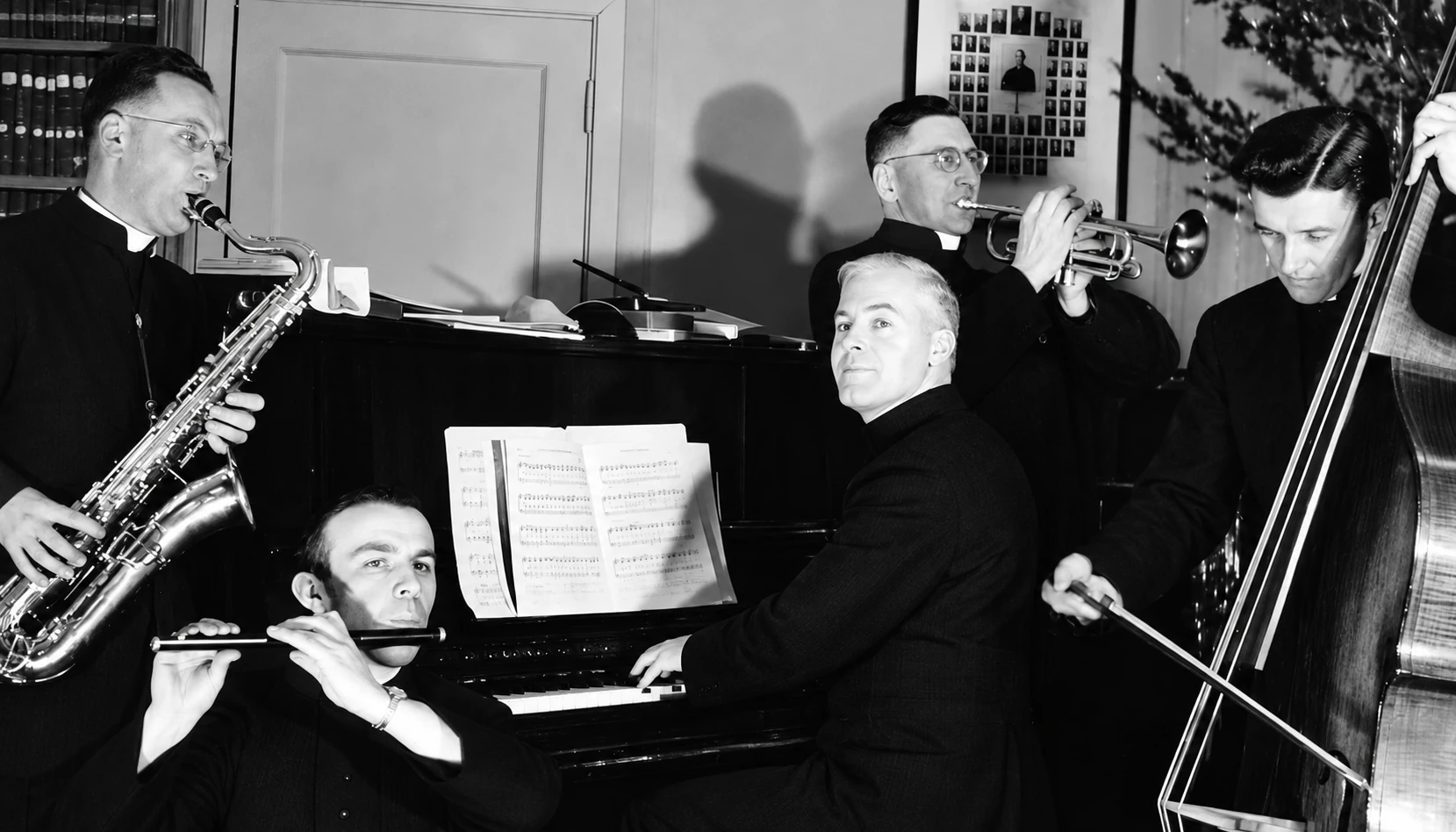 Festa di Natale nel 1949