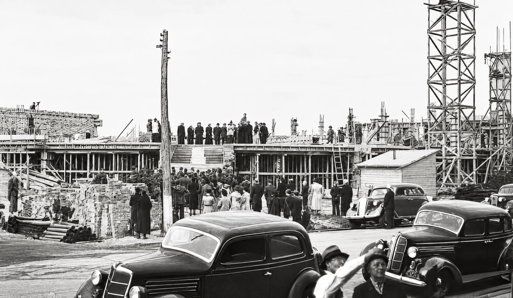 Construcción en 1937