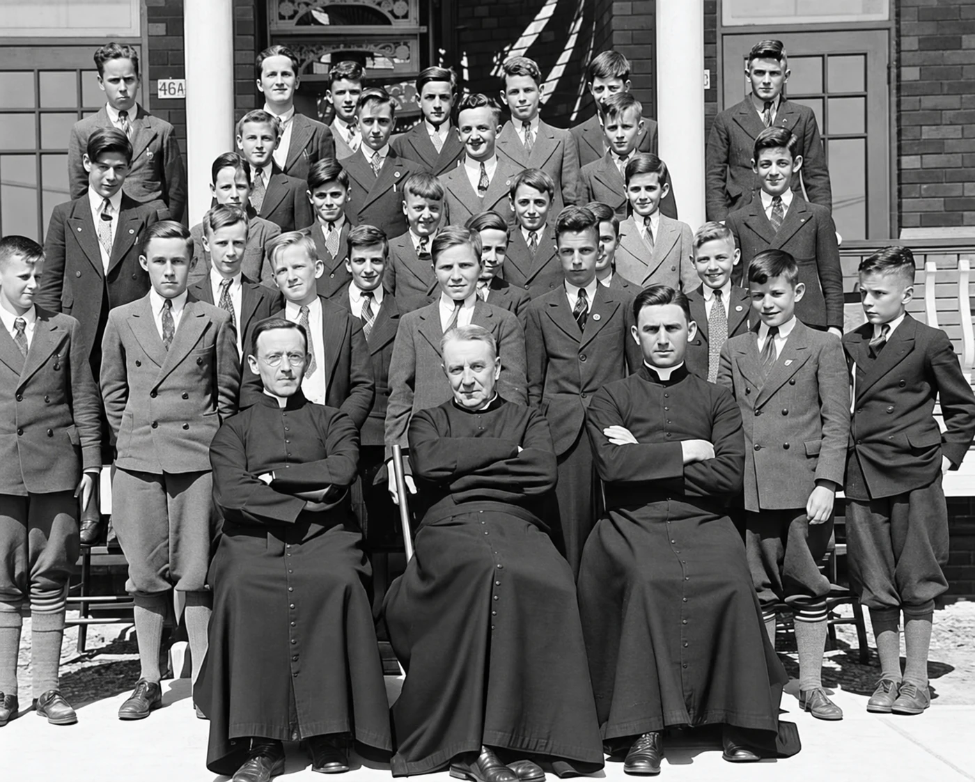 Elementos con los Sres. Chauret, Gauthier y Léger en 1937-1938
