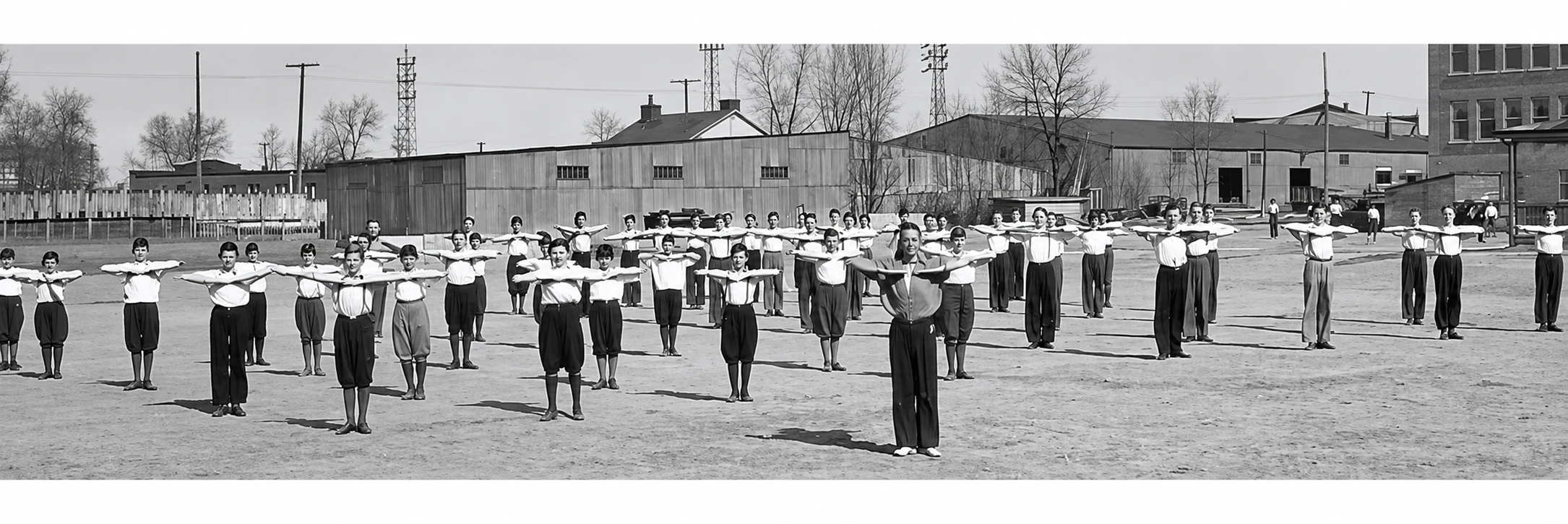 Gimnasia en 1950