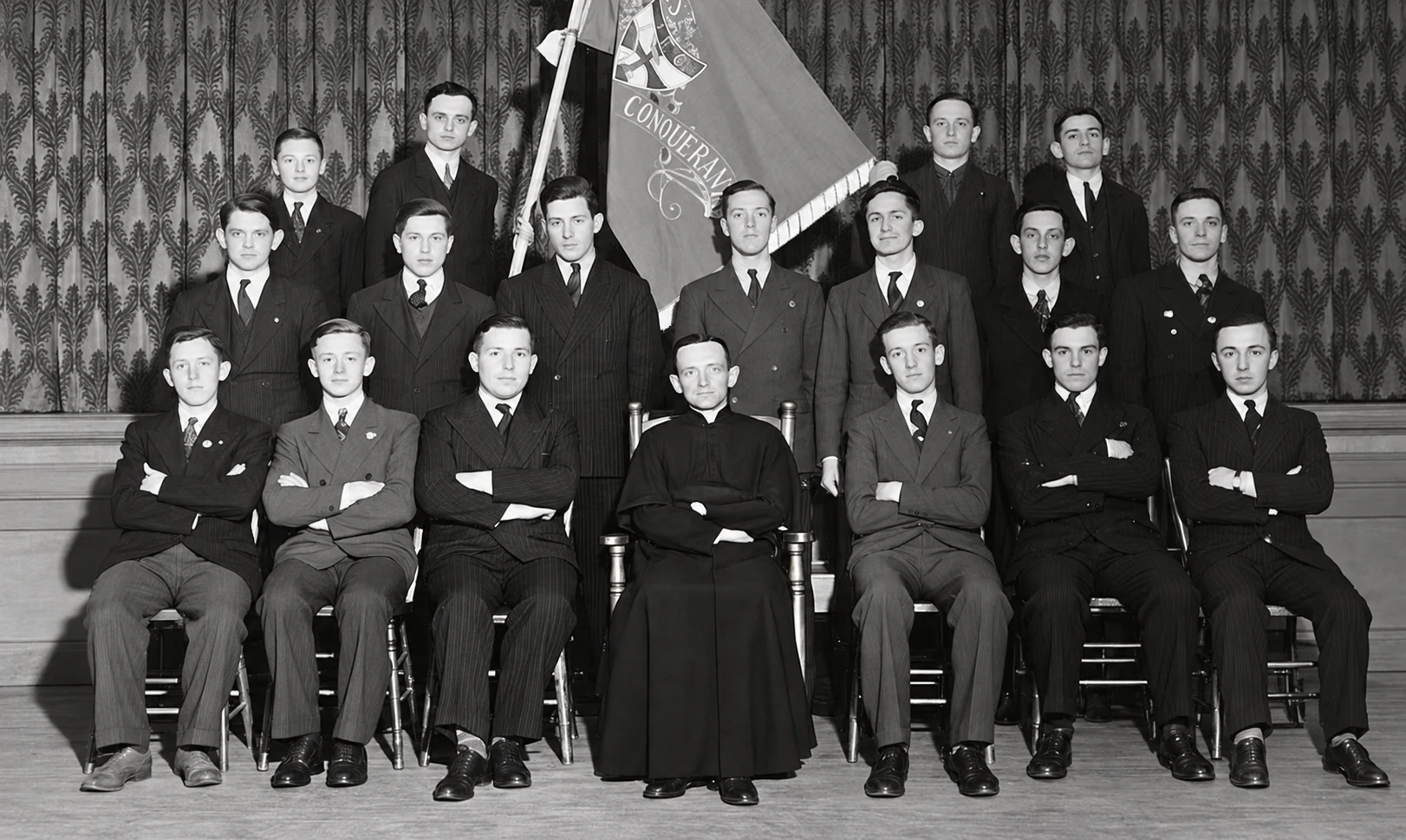 Grupo de alumnos en 1940-1941