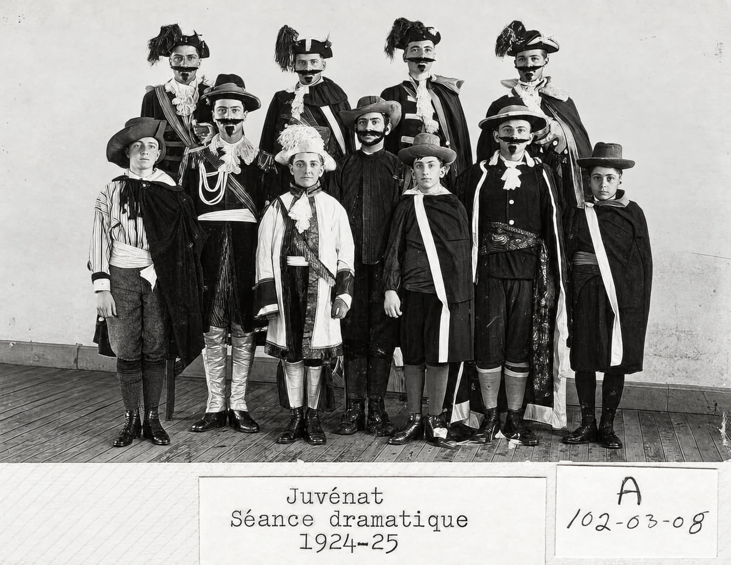 Sesión dramática en 1924