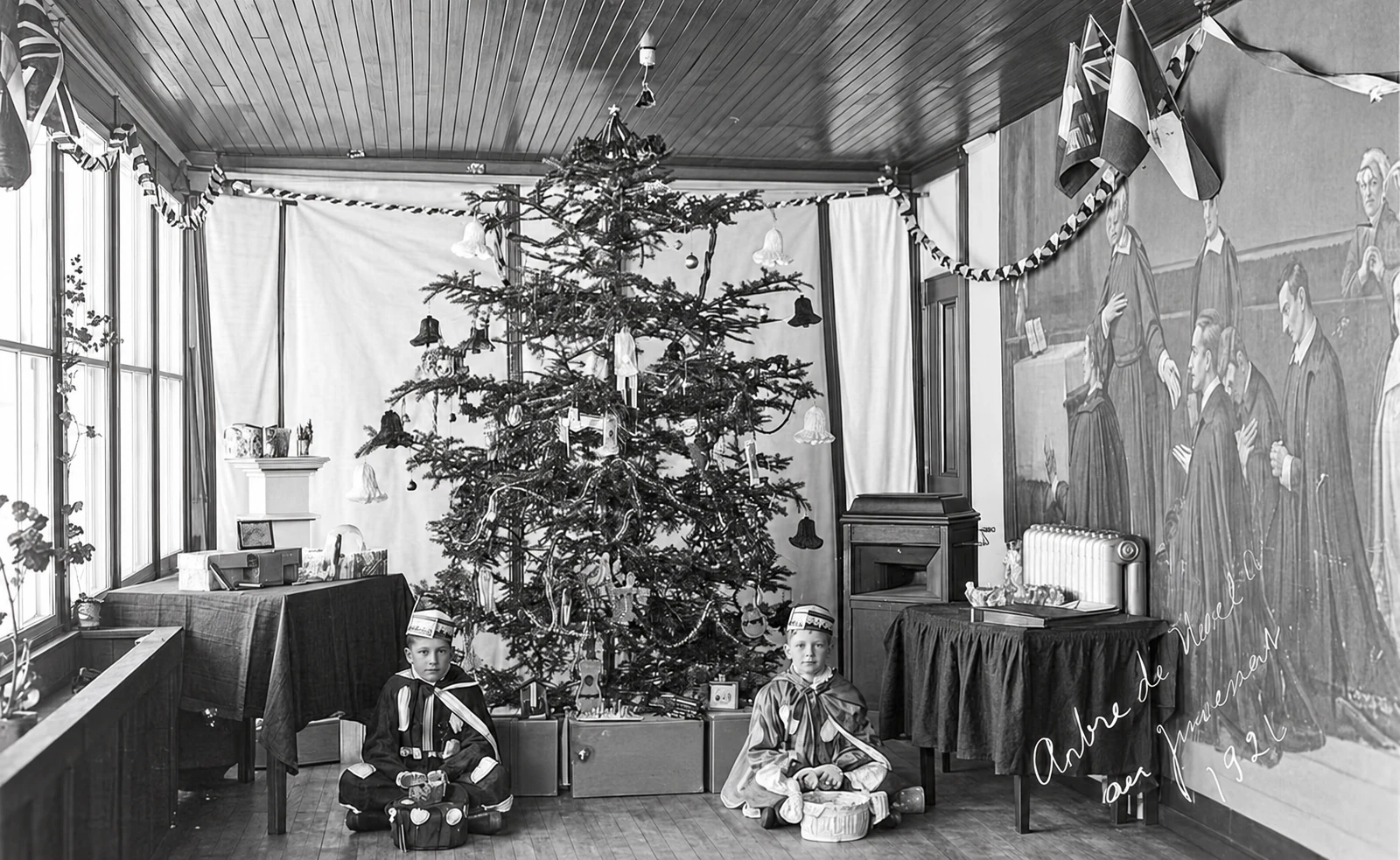 Spettacolo teatrale nel 1924