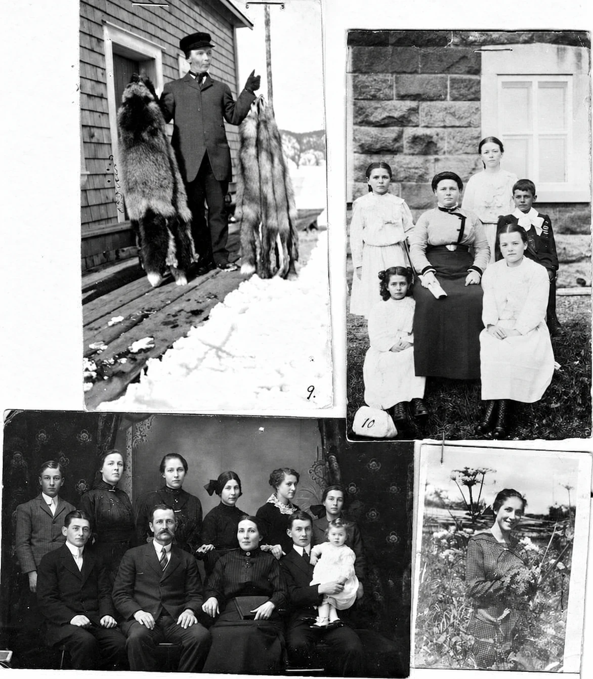 Mons. Labrie y su familia